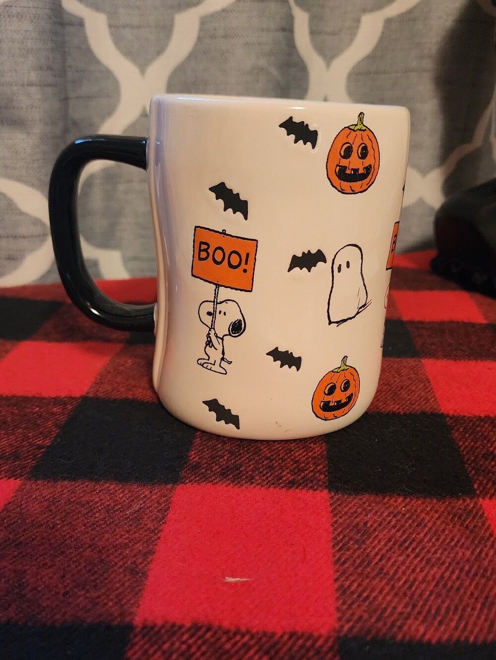 Rae Dunn Peanuts Spooky Mug